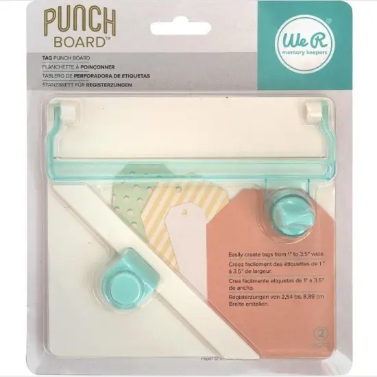 We R Memory Keepers TAG Punch Board Tool 660248 by American Crafts {4}