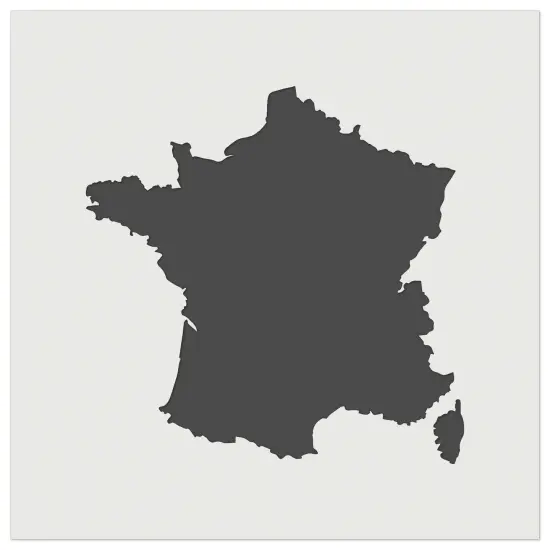 France Country Solid Wall Cookie DIY Craft Reusable Stencil {7}