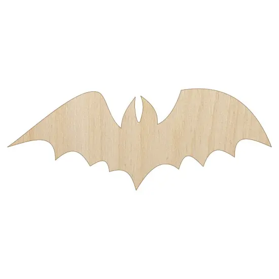 Bat Halloween Unfinished Wood Shape Piece Cutout for DIY Craft Projects {2}