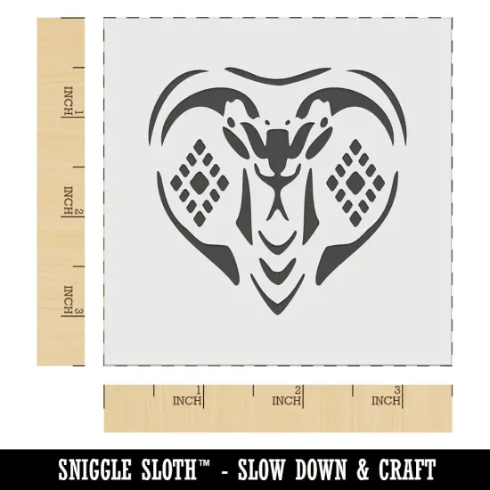 Fierce Hooded King Cobra Snake Head Wall Cookie DIY Craft Reusable Stencil {5}