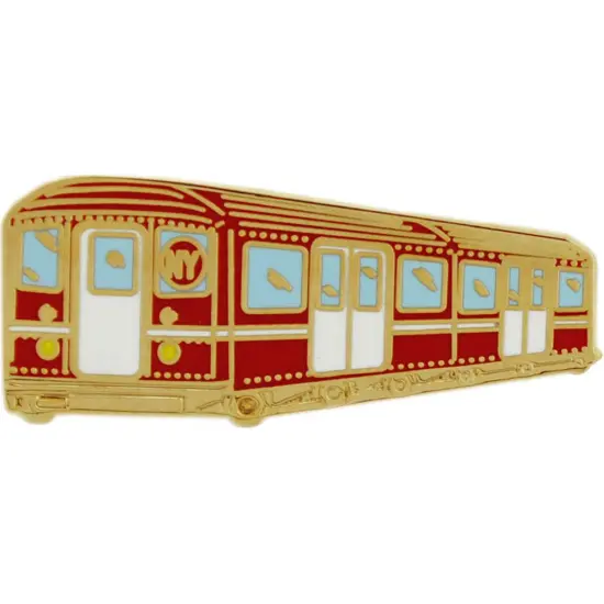 New York Subway Train Pin 1" {1}