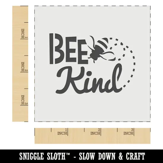 Bee Kind Honey Insect Wall Cookie DIY Craft Reusable Stencil {5}