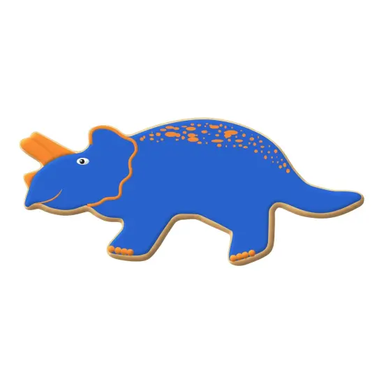 CookieCutter.Com Triceratops Dinosaur Cookie Cutter 5 Inch &ndash;Tin Plated Steel Cookie Cutters &ndash; Made In The USA {2}
