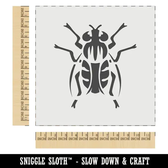 House Fly Flies Insect Pest Bug Wall Cookie DIY Craft Reusable Stencil {1}