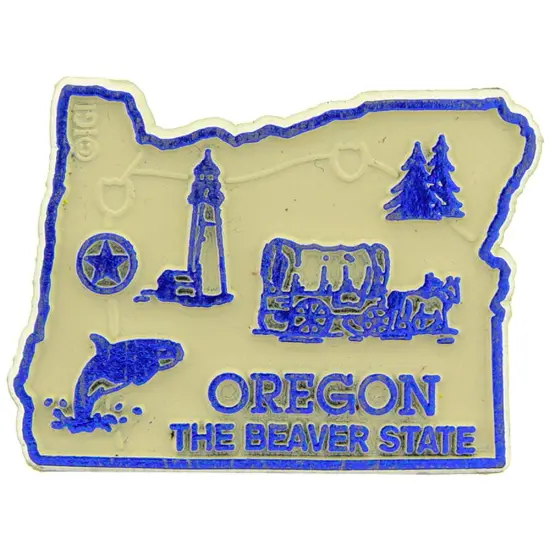 Oregon Refrigerator Magnet 2" {1}