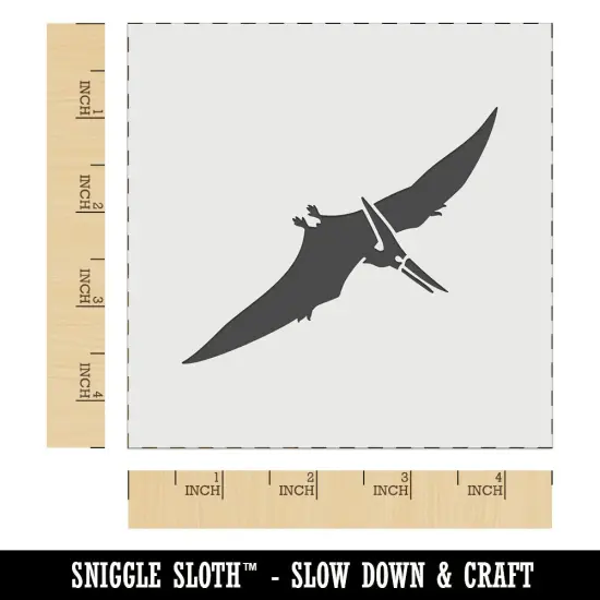Pteranodon Dinosaur Wall Cookie DIY Craft Reusable Stencil {7}