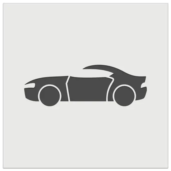 Sports Car Muscle Hot Rod Automobile Vehicle Wall Cookie DIY Craft Reusable Stencil {2}