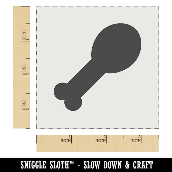 Chicken Leg Wall Cookie DIY Craft Reusable Stencil {5}
