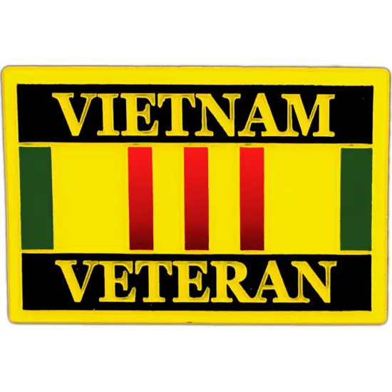 Vietnam Veteran Ribbon Magnet Car Fridge Locker Decal (3") {1}