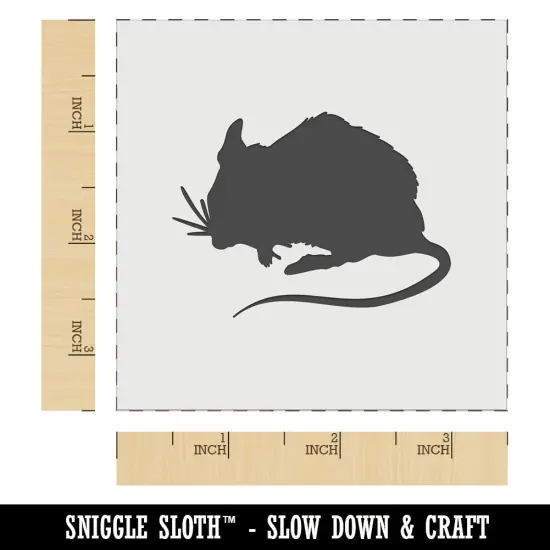 Mouse Solid Wall Cookie DIY Craft Reusable Stencil {5}