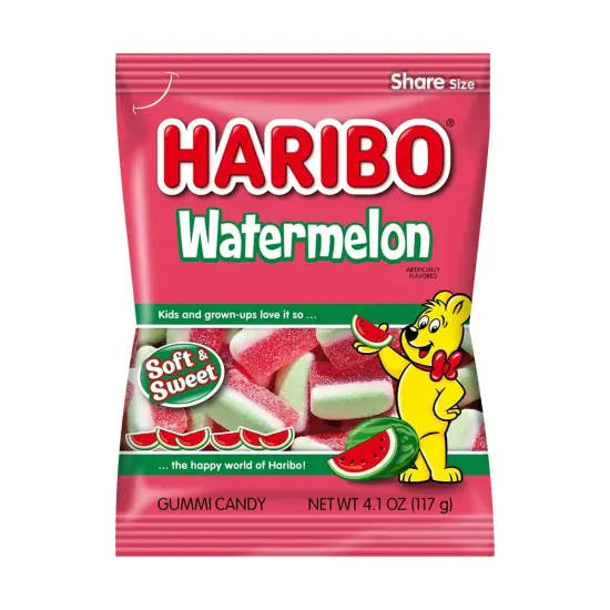 Watermelon Gummy Candy, 4.1oz Bag (Case of 12) {1}