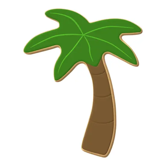 CookieCutter.Com Palm Tree Cookie Cutter 3 Inch &ndash;Tin Plated Steel Cookie Cutters &ndash;Tin Plated Steel Cookie Cutters &ndash; Made In The USA {3}