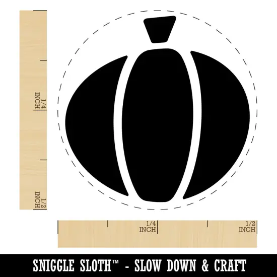 Cute Pumpkin Self-Inking Rubber Stamp for Stamping Crafting Planners UV {1}