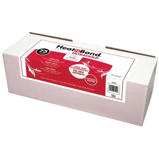 HeatnBond Ultrahold Iron-On Adhesive-White 17"X75yd {1}