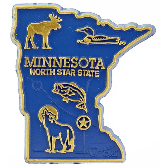 Minnesota Refrigerator Magnet 2" {1}