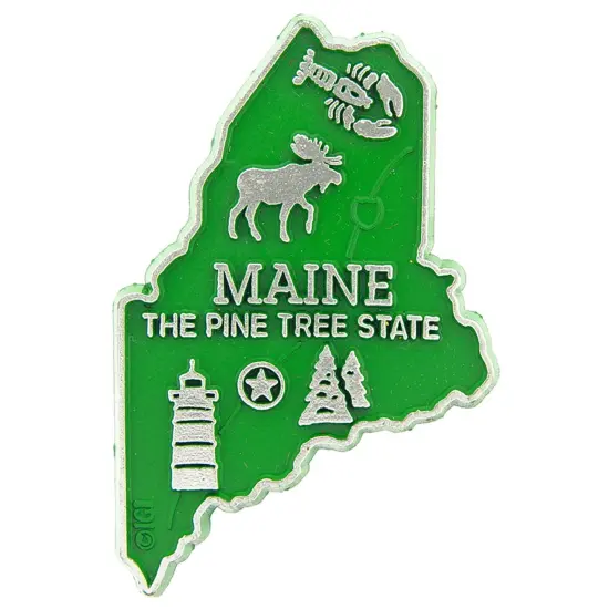 Maine Refrigerator Magnet 2" {1}