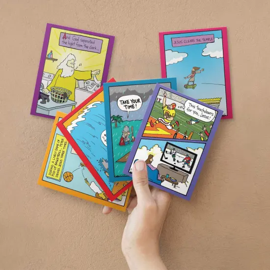 Funny Christian Note Cards | Christmas Cards | Set of 12 or 24 Eco-Friendly Greeting Cards {5}