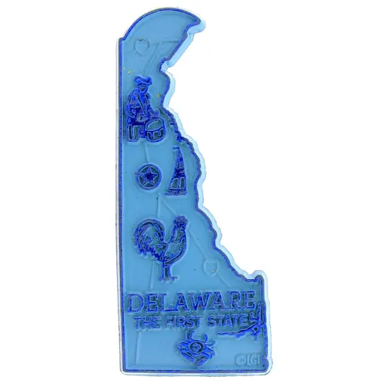 Delaware Refrigerator Magnet 2" {1}