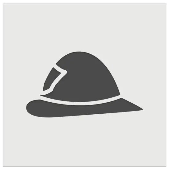 Fire Helmet Fireman Firefighter Profile Wall Cookie DIY Craft Reusable Stencil {7}