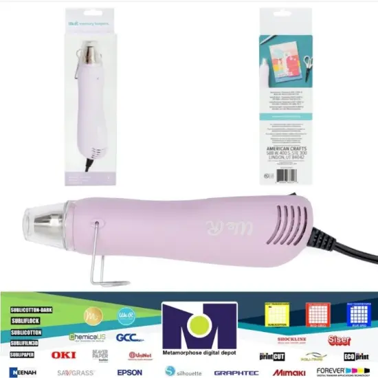 We R Memory Keepers Heat Gun Lilac US Plug 60000587 By American Crafts {1}
