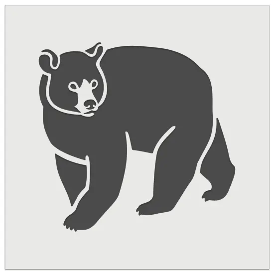 Black Bear Wall Cookie DIY Craft Reusable Stencil {2}