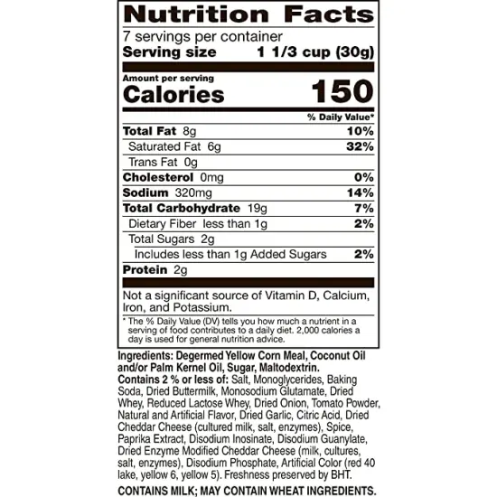 Nacho Corn Snack, 3 oz - Case of 6 {2}