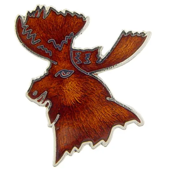 Moose Head Pin 1" {1}