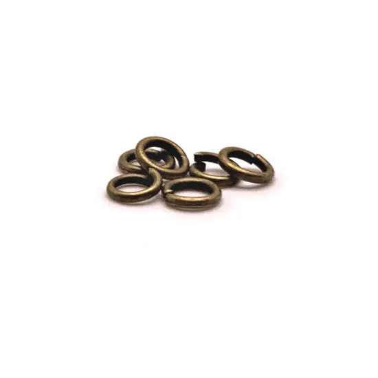 100, 500 or 1,000 Pieces: 5 mm Bronze Plated Open Jump Rings, 18g {1}