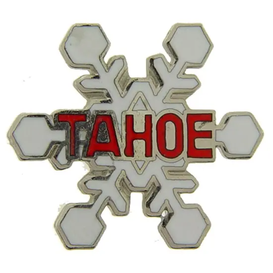 Tahoe Snowflake Pin 1" {1}