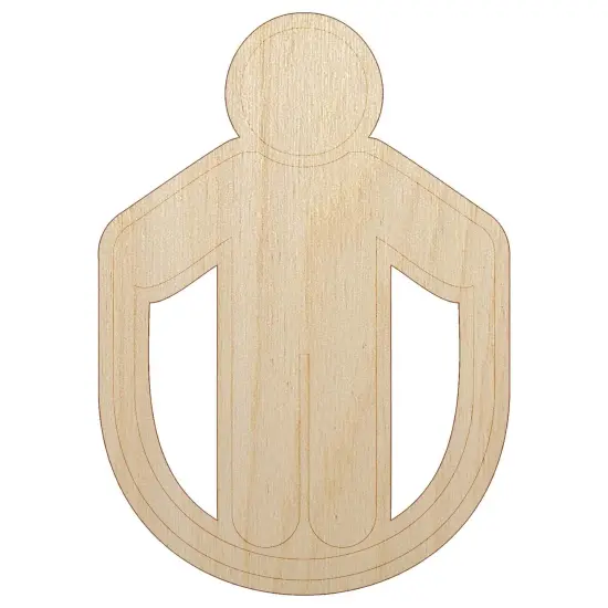 Jump Rope Fitness Unfinished Wood Shape Piece Cutout for DIY Craft Projects {7}