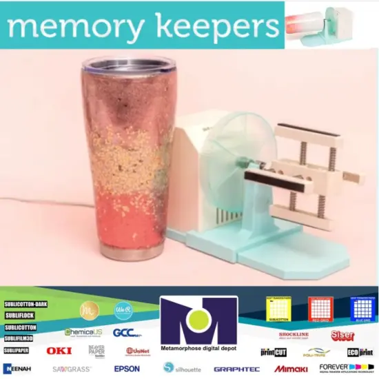 We R Memory Keepers Spin It PRO Tumbler Turner - Rotary Drying Tool 661054 {1}