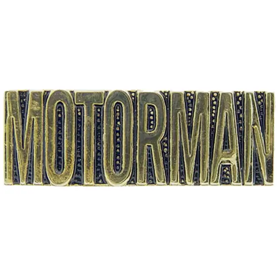 Railroad Motorman Pin 1" {1}