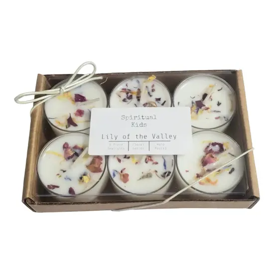 Lily of the Valley Soy Tealights Hand Poured with Fragrant/Essential Oils! | Wedding Favors {5}
