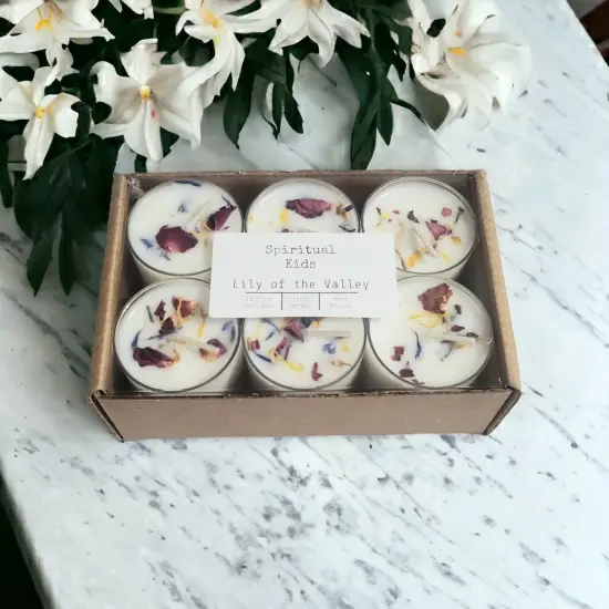 Lily of the Valley Soy Tealights Hand Poured with Fragrant/Essential Oils! | Wedding Favors {4}