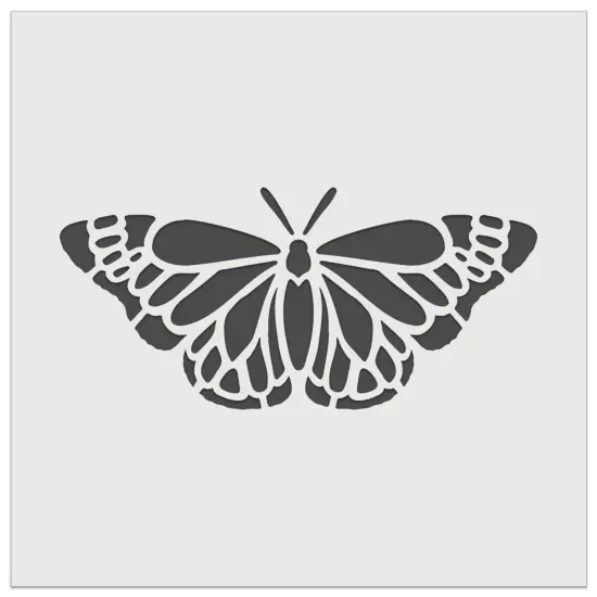 Delicate Detailed Butterfly Spring Summer Nature Monarch Wall Cookie DIY Craft Reusable Stencil {2}