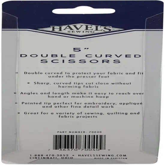 Havel's Double-Curved Embroidery Scissors 5" {4}