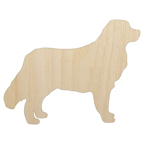 Bernese Mountain Dog Solid Unfinished Wood Shape Piece Cutout for DIY Craft Projects {1}