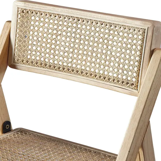 ISL Furnishings- Ibiza Rattan Modern Folding Chair (1, Natural) {2}