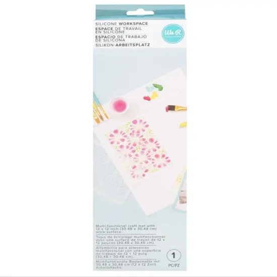 We R Memory Keepers Silicon Workspace and Stencil Mat 12"x12" 60000699 {4}