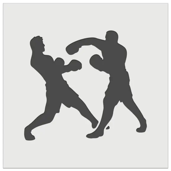Boxers Boxing Fighting Punch Dodge Wall Cookie DIY Craft Reusable Stencil {7}