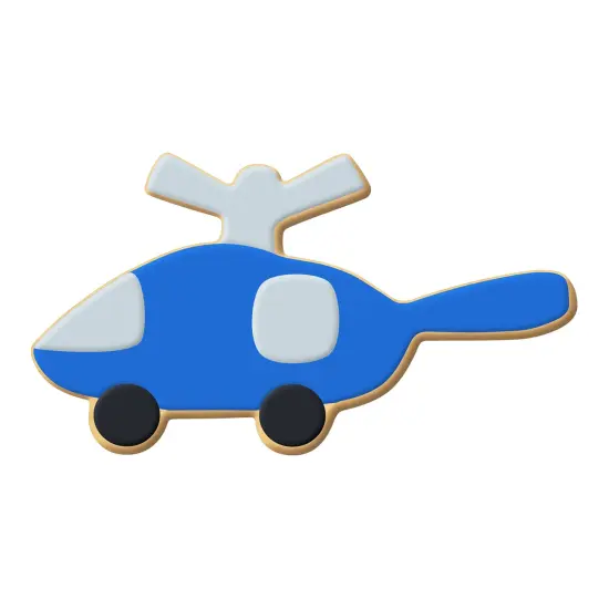 CookieCutter.Com Helicopter Cookie Cutter 5 Inch &ndash;Tin Plated Steel Cookie Cutters &ndash; Made In The USA {3}