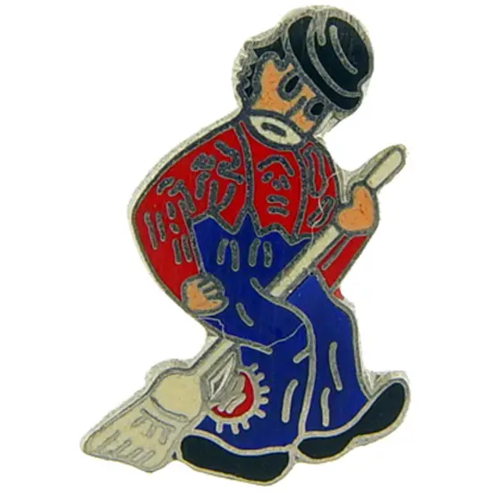 Sweeping Clown Pin 1" {1}