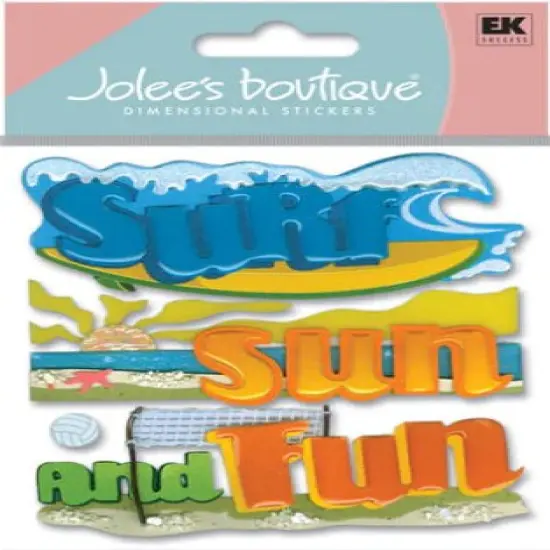 Jolee's Surf Sun Fun Dimensional Stickers {1}