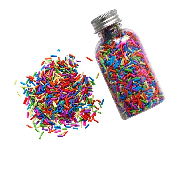 Buttons Galore Bright Colors Polymer Clay Sprinkles Embellishments for DIY Crafts Slime Nail Art 100 Grams {1}