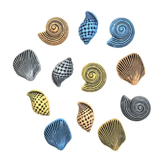 Buttons Galore and More Craft & Sewing Buttons - Seashells - 36 Buttons {1}