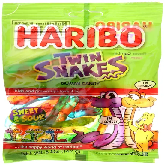 Twin Snakes Gummies Bag, 5 oz (Case of 12) {1}
