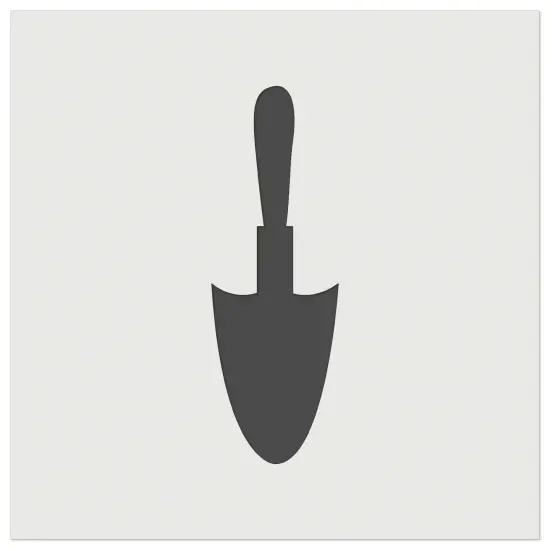 Garden Trowel Shovel Solid Wall Cookie DIY Craft Reusable Stencil {7}