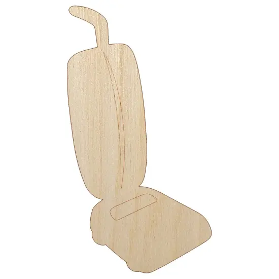 Upright Vacuum Cleaner Cleaning Unfinished Wood Shape Piece Cutout for DIY Craft Projects {7}