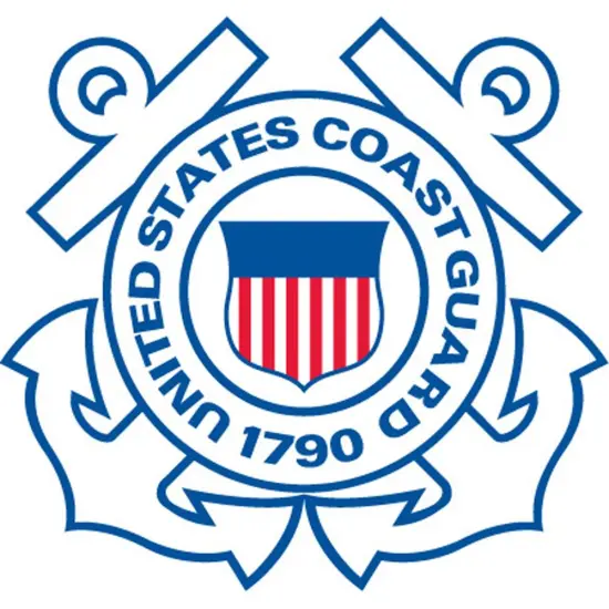 U.S. Coast Guard Logo Refrigerator Magnet 3" {1}