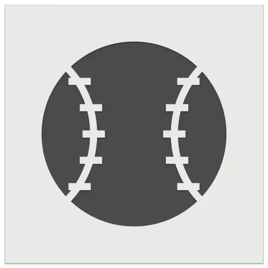 Baseball Cartoon Wall Cookie DIY Craft Reusable Stencil {7}